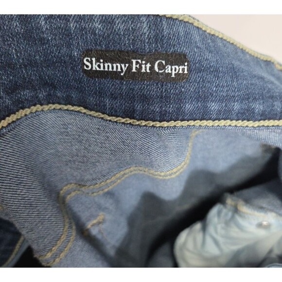 Judy Blue Women's Cropped Jeans Size 18W Stretchy Ankle Skinny Fit Capri JB82274 - Picture 7 of 8